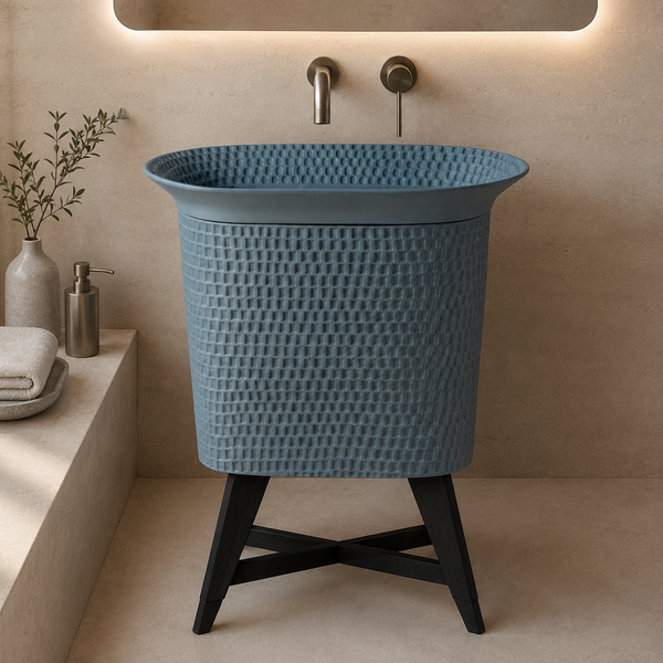 Coren Pedestal Basin (Glacier) | Premium Pedestal Basins