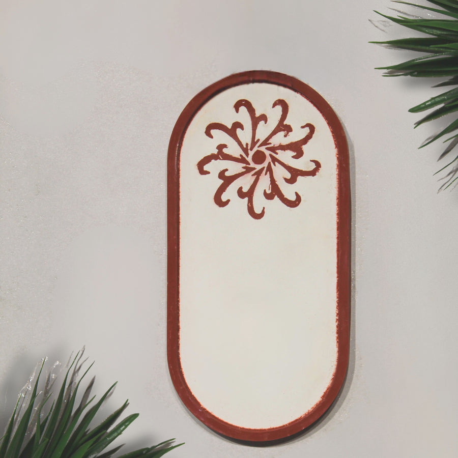 Etagere Grande Coloured: Artisanal Engraved Tray
