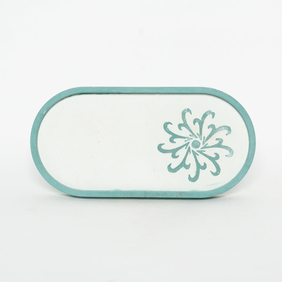 Etagere Grande Coloured: Artisanal Engraved Tray