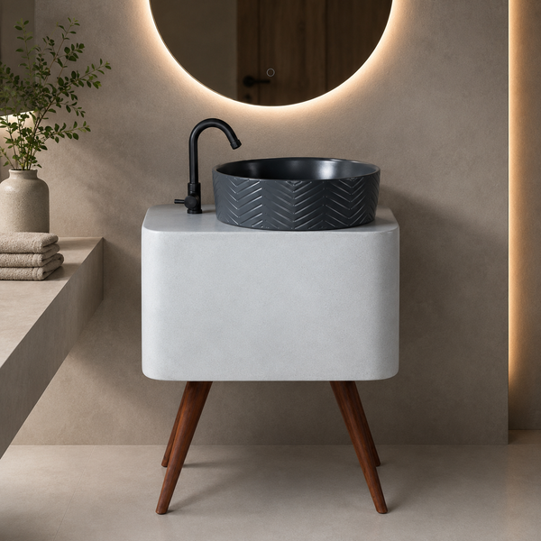 Mirel Pedestal Basin ( Ice Blue) | Premium Pedestal Basins